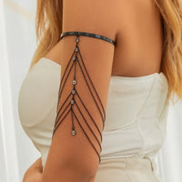 Circular Tassel Arm Ring Adjustable