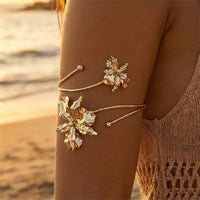 Floral Adjustable Arm Bracelet Beach