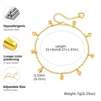 Creative Round Beaded Chain Heart