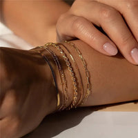 Minimalist Metal Chain Set