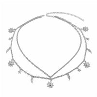 Sun Moon Star Tassel Waist Chain