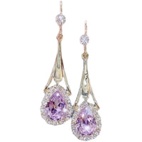 Luxury Shiny Crystal Pendant Earrings