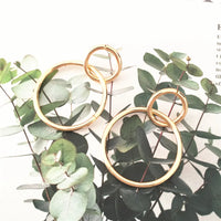 Circle Linked Drop Earrings Girl