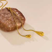 Drop Tassel Pendant Necklace Clavicle