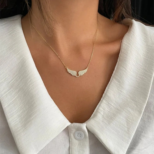 Angel Wings Pendant Necklace Designer