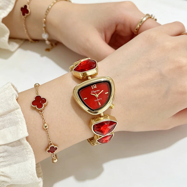 Luxury Irregular Shaped Watch Colorful