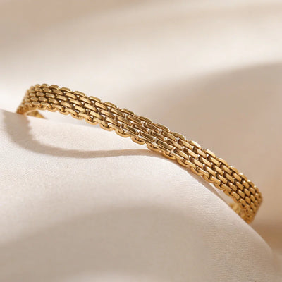 18K Gold-Plated Thick Chain Anklet