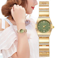 Luxury Rhinestone Women Watches Fashion Small Dial Steel Strap Quartz Wristwatches for Girls Clock Reloj Mujer Relogio Feminino