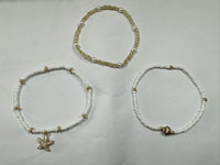 Shell Millet Bead Ankle Chain