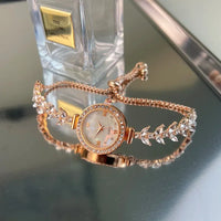 Golden Bracelet Watch Small