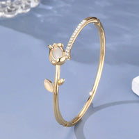 Opal Tulip Zircon Bracelet Jewelry Birthday