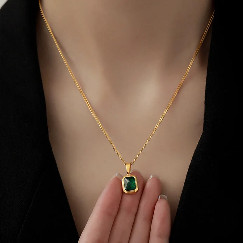 Crystal Pendant Necklace