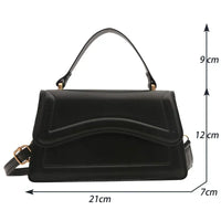 Leather Handbag Purse Bag Solid