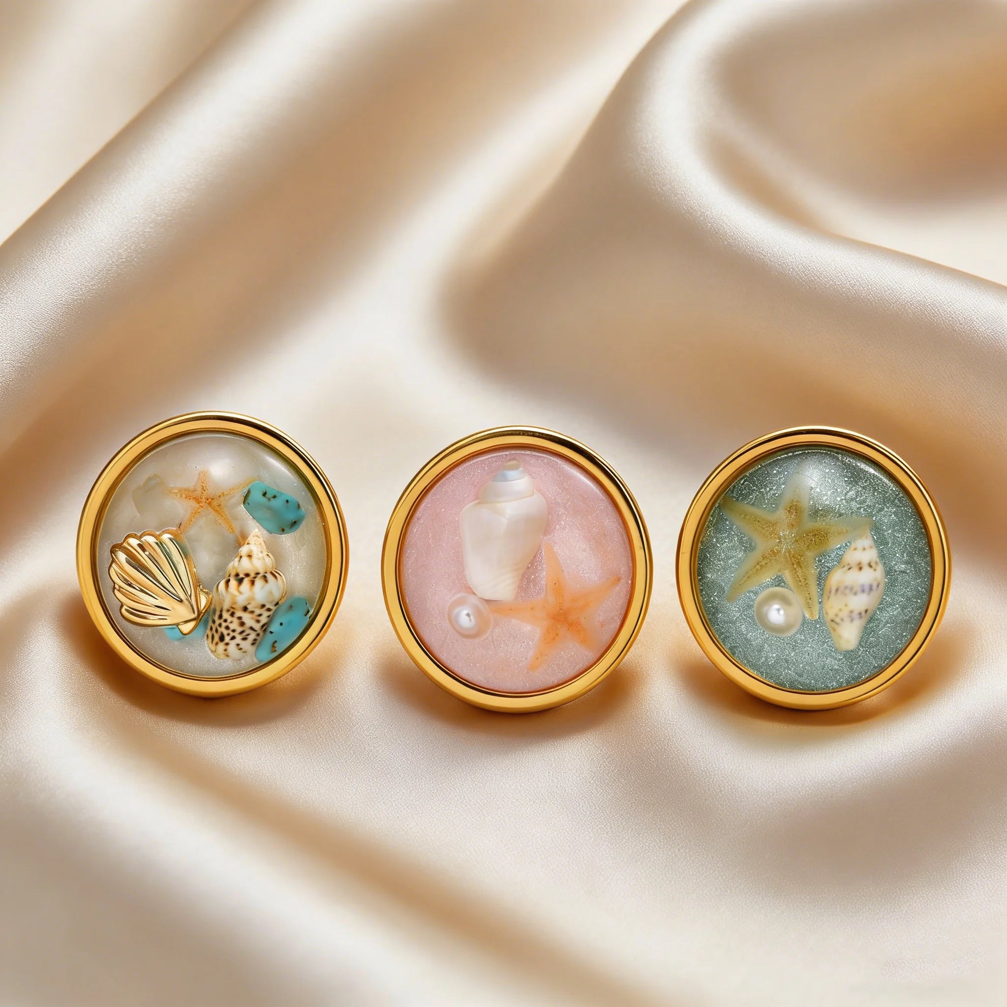 18K Gold-Plated Starfish Ring