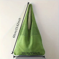 Capacity Hollow Crochet Bag Spacious
