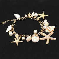 Shell Sea Star Bracelet Vacation