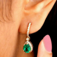 Engagement Wedding Dangle Earrings