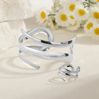 Wristcuff Irregular Twisted Bracelet Jewelry