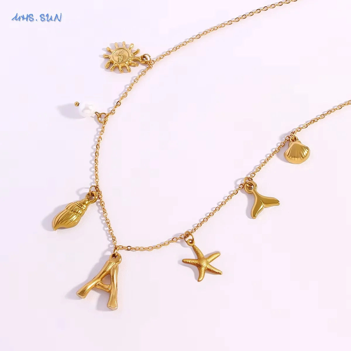 18K Gold-Plated Starfish Necklace