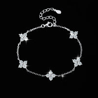 Crystal Flower Bracelet Chain Jewelry