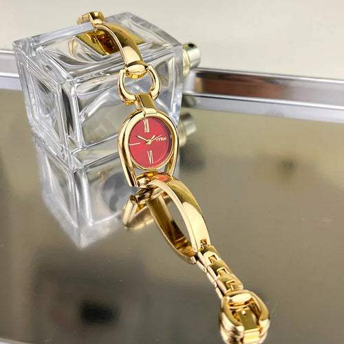Button Wristband Quartz Watch High