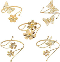 Cuff Bangle Coil Bracelet Butterfly