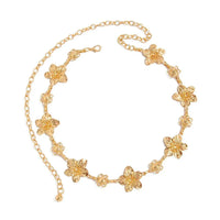 Ingemark Sexy Metal Flower Waist Belly Chain for Women 2025 New Trend Sexy Summer Bikini Adjustable Belt Party Body Jewelry Gift