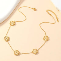 Double Sided Chain Necklace Five