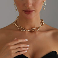 Molten Lava Drop Earrings