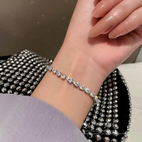 Droplet Shape Zircon Bracelet