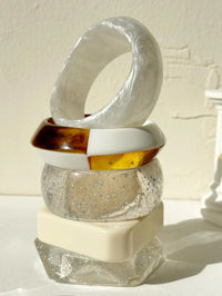 Off White Resin Bracelet Girl