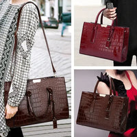 Large Capacity Tote Bag Leather