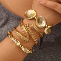 Lines Irregular Shaped Bracelet and