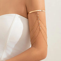Circular Tassel Arm Ring Adjustable