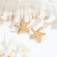 Beach Vacation Style Earrings Ocean