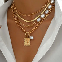 Pendant Necklace Beach Choker Pearl