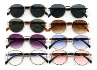 Vintage Round Metal Sunglasses Women New Fashion Retro Sun Glasses Female Brand Designer Ins Trendy Eyewear Male UV400
