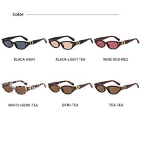 Vintage Samll Cat Eye Sunglasses Women Men 2026 Fashion Brand Designer Rivets Sun glasses Female Trends Shades Eyewear UV400