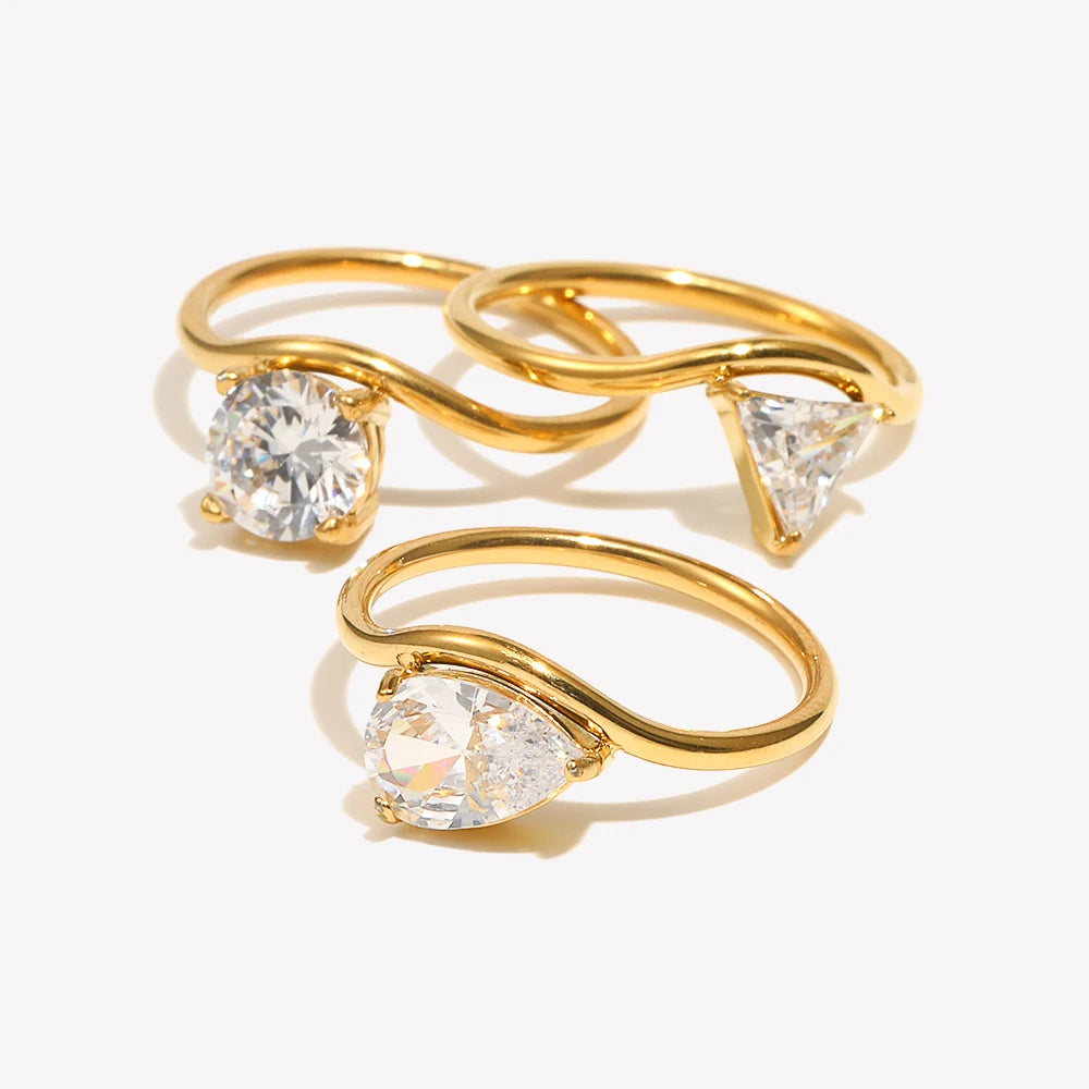 Dainty Zircon Ring