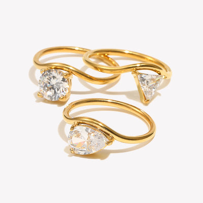Dainty Zircon Ring