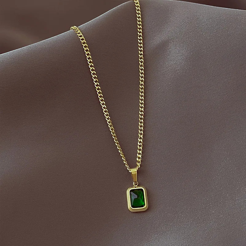 Crystal Pendant Necklace