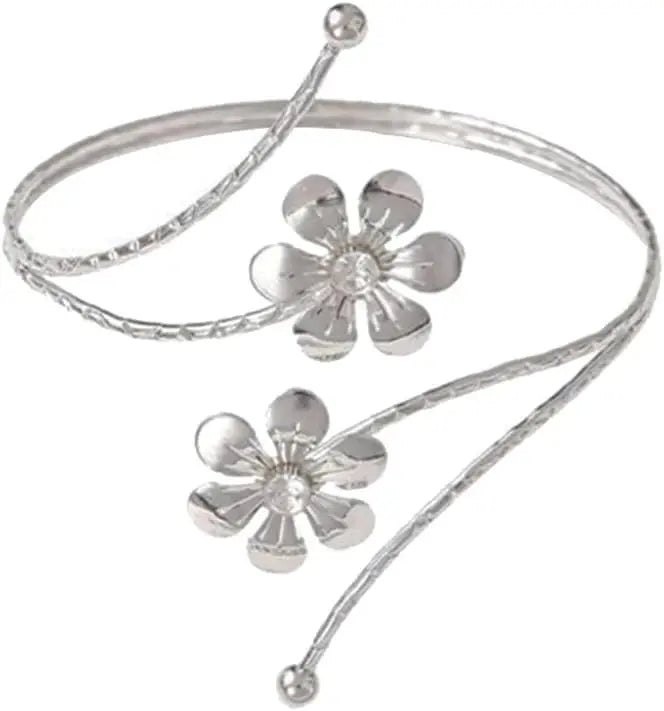 Cuff Bangle Coil Bracelet Butterfly