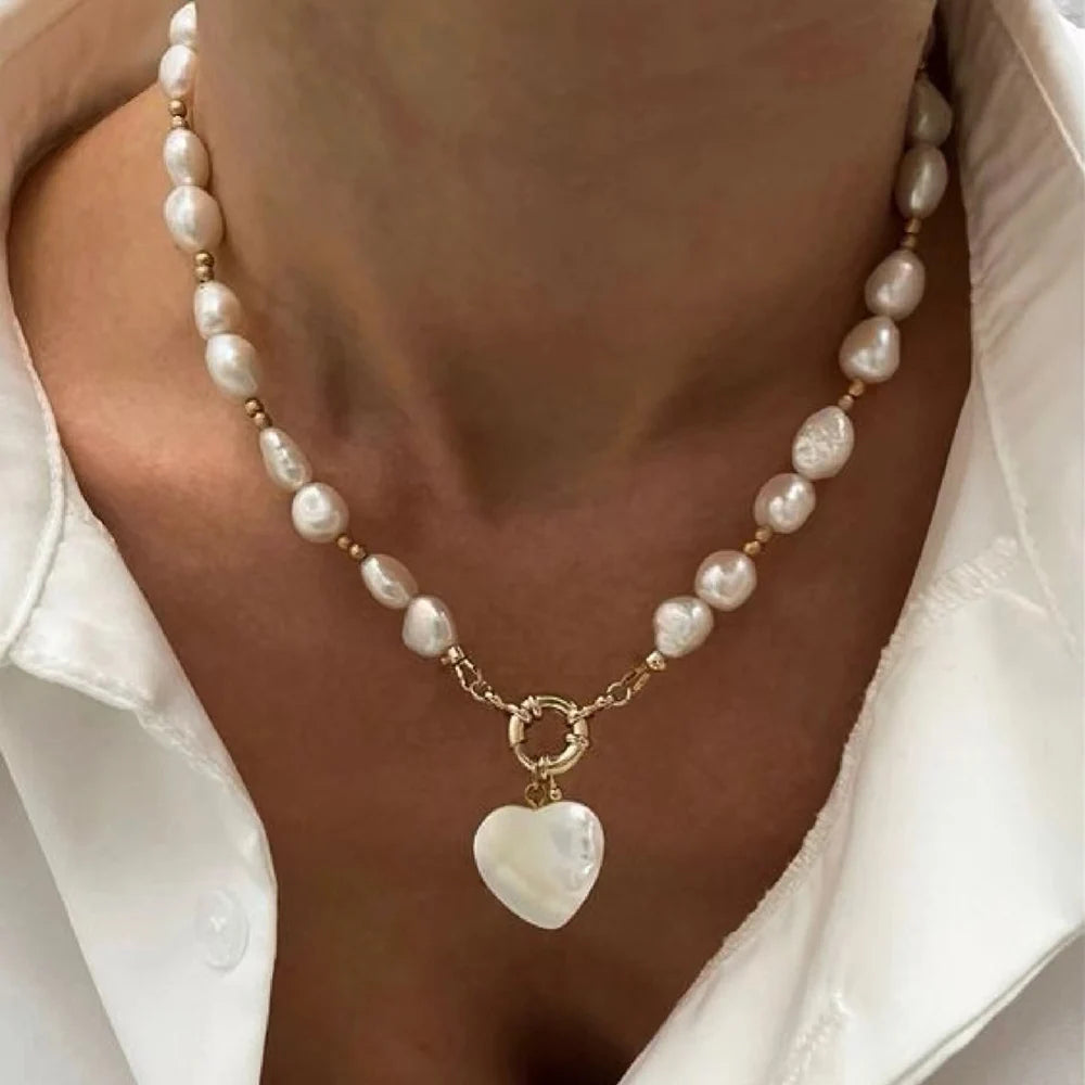 Baroque Faux Pearl Necklace