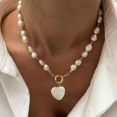 Baroque Faux Pearl Necklace