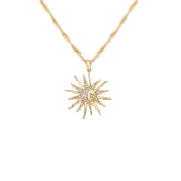 Sunburst Pendant Necklace