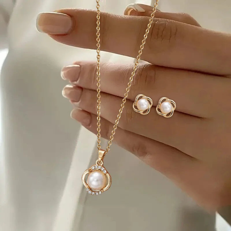 Faux Pearl Set