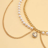 Emerald Crystal Layered Waist Chain