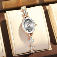Luxury Diamond Inlaid Watch Oval