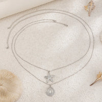 Summer Bohemian Waist Chain Sea Star Starfish Shell Pendant Body Chain Beach Bikini Alloy Shell Waist Link for Women