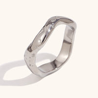 Gold Molten Ring